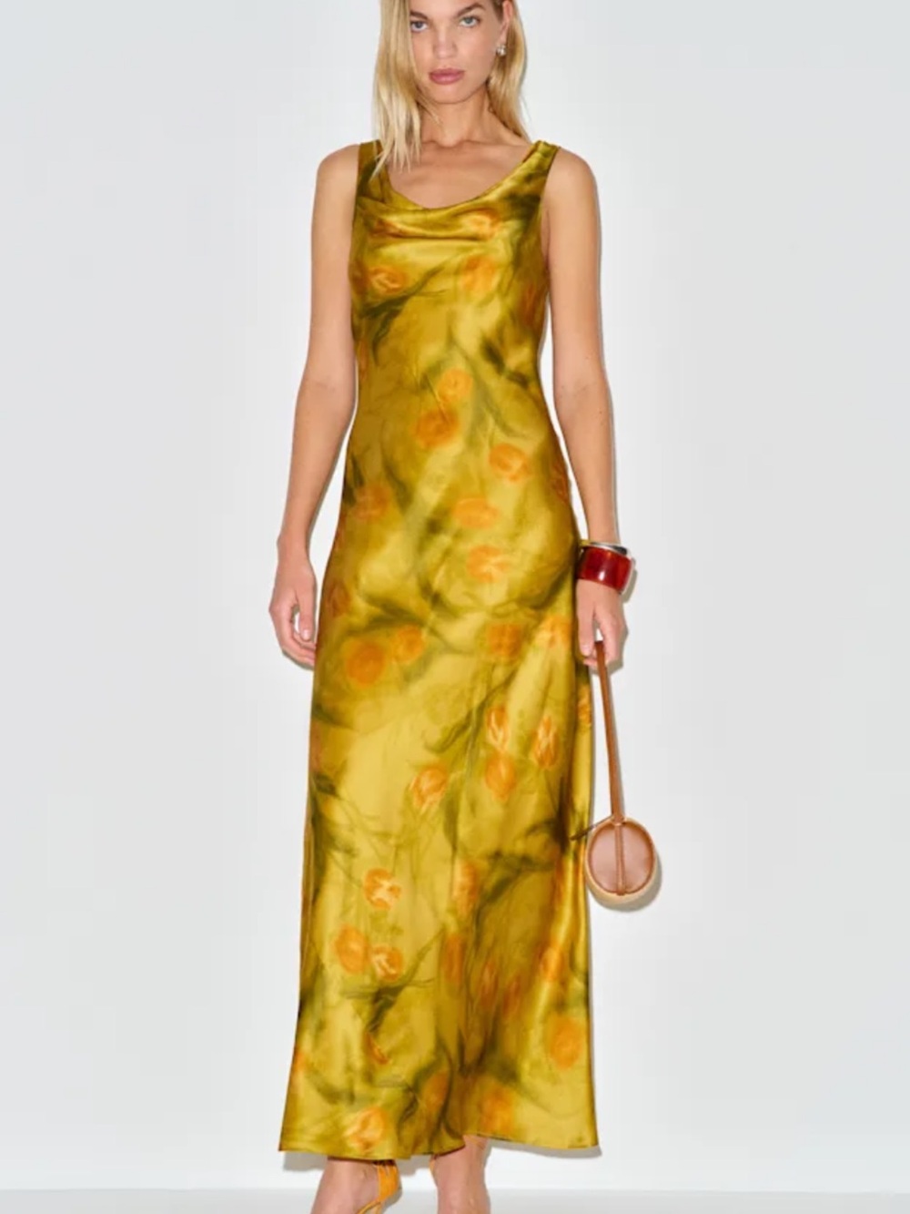 Reformation Annabelle Silk Dress